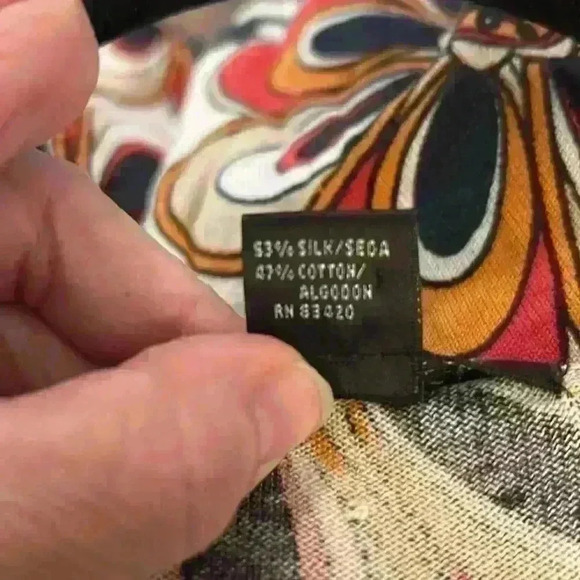 Silk August silk and cotton blend sweater. Sz 2x awesome transition piece - Picture 8 of 10